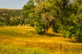 The landscape of Montana grasslands Royalty Free Stock Photo