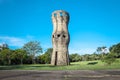 Landscape of a monument for the indigenous people