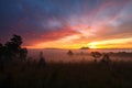 Landscape morning sunrise at Thung Salang Luang National Park Ph Royalty Free Stock Photo