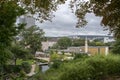 Landscape of Mosque from Japanischer Garten in Kaiserslautern Germany