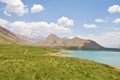 Landscape of Mount Damavand and Lar Lake , Iran