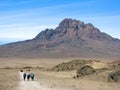 landscape of Mount Kilimanjaro - the roof of Africa in Tanzania.