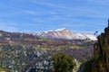 Landscape in Mount Lebanon near Mayrouba and Faraya Royalty Free Stock Photo