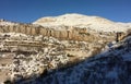 Landscape in Mount Lebanon in winter. Faraya Royalty Free Stock Photo