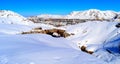 Landscape in Mount Lebanon in winter Kfardebian natural bridge  near Mayrouba and Faraya Royalty Free Stock Photo