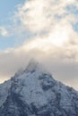 Landscape of Mount Olivia, Ushuaia, Argentina Royalty Free Stock Photo