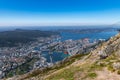 Landscape from Mount Ulriken in the Norwegian city of Bergen.