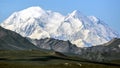 Landscape of the mountain `Denali` in Denali National Park Royalty Free Stock Photo