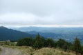 Ukrainian Carpathian Mountains near the village of Pilipets of Transcarpathian region. Ukraine. Royalty Free Stock Photo