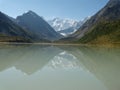 Landscape with mountain and lake in Altai, Siberia