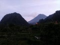 landscape mountain in the morning