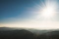 landscape of mountain range