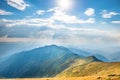 Landscape with mountain range Royalty Free Stock Photo