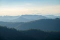 Landscape mountain range on sunny Royalty Free Stock Photo