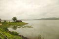 Landscape of the mountain ranges of Western Ghats at state of Maharashtra near wakanda dam in India. Royalty Free Stock Photo