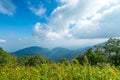 Landscape of mountain at top hill Royalty Free Stock Photo