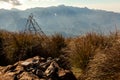 Landscape mountain view from Pico TrÃÂªs Estados 3 states border summit Royalty Free Stock Photo