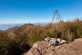 Landscape mountain view from Pico TrÃÂªs Estados 3 states border summit Royalty Free Stock Photo