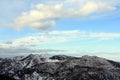 Snow in the mountains