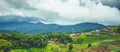 Landscape of mountain view wide for banner of Mon Jam Royal Project in Chiang Mai