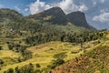Landscape with mountains in the background srilanka Royalty Free Stock Photo