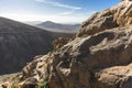 Mountain on the Fuertaventura Island Royalty Free Stock Photo