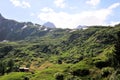 Landscape of the mountains in italy europe summit rock