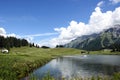 Landscape mountains Lake in Italy Trentino Dolomites Alps