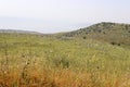 Landscape in the mountains in northern Israel