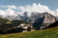 Landscape with mountings in Switzerland