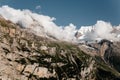 Landscape with mountings in Switzerland