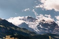 Landscape with mountings in Switzerland