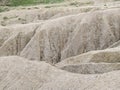 Mud volcano - texture in Buzau country Royalty Free Stock Photo