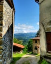 Landscape Mugello Florence Borgosanlorenzo Italy tuscany vicchio case Royalty Free Stock Photo