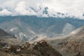 Landscape of Muktinath village in lower Mustang District, Nepal. Royalty Free Stock Photo