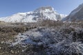 Landscape of Muktinath village in lower Mustang District, Nepal Royalty Free Stock Photo