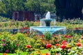 Landscape in the Municipal Rose Garden, San Jose, California