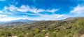 Landscape from Mycenae ruins, Greece Royalty Free Stock Photo