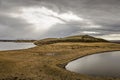 Landscape at Myvatn, Iceland Royalty Free Stock Photo