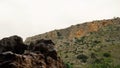 Landscape in Nahal (creek) Oren, at the west side of Mount Carmel Royalty Free Stock Photo