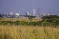 Landscape of Nairobi skyline view