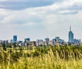 Landscape of Nairobi skyline view