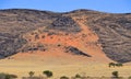 Landscape of the Namib-Naukluft National Park is a national park of Namibia Royalty Free Stock Photo