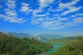 Landscape of Nan-Hua Reservoir, Tainan, Taiwan Royalty Free Stock Photo