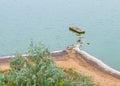 Landscape. A narrow triangular bank on the estuary