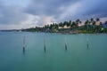 Landscape of natuna dive resort