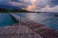 Landscape of natuna dive resort