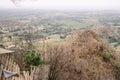 landscape of natural beauty of the mountains in autumn