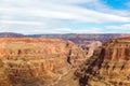 Aerial view of grand canyon from helicopter Royalty Free Stock Photo