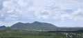 Landscape nature - layer of mountain and sky view